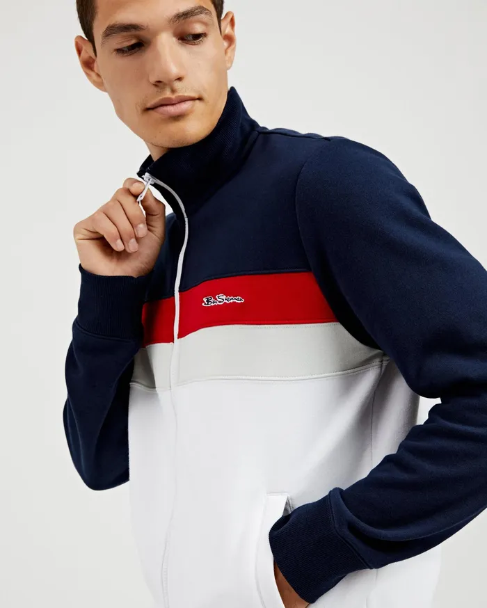 Ben Sherman Jackets Colorblock ZipThrough Track Jacket 8211 Navy Blazer 8211 Men