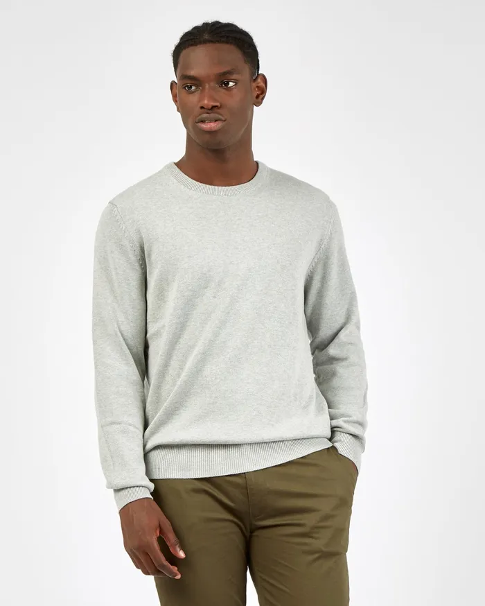 Ben Sherman Knitwear Signature Knit Crewneck Sweater 8211 Steel 8211 Men