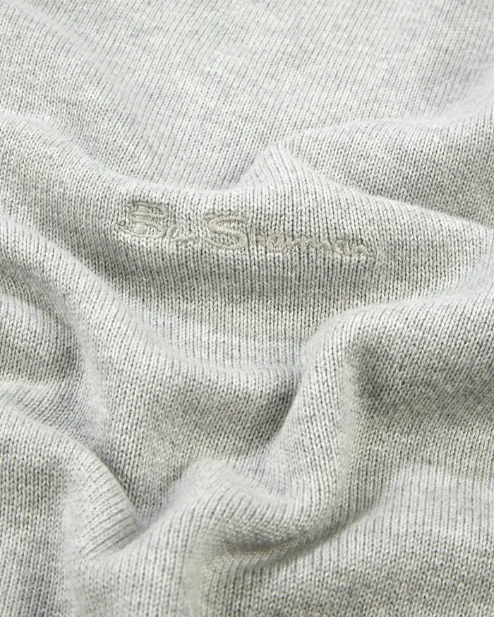 Ben Sherman Knitwear Signature Knit Crewneck Sweater 8211 Steel 8211 Men