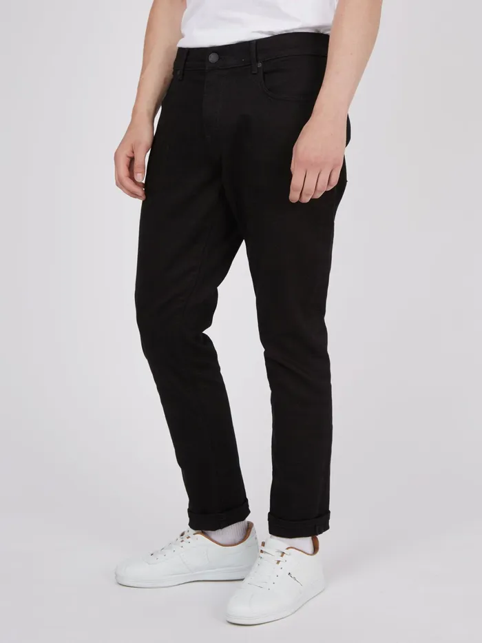 Ben Sherman Pants and Chinos StraightLeg Jeans 8211 Black Denim 8211 Men