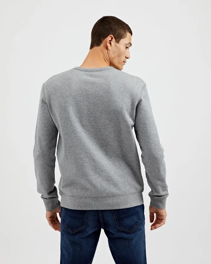 Ben Sherman Sweatshirts Signature Logo Sweatshirt 8211 Grey Heather 8211 Men