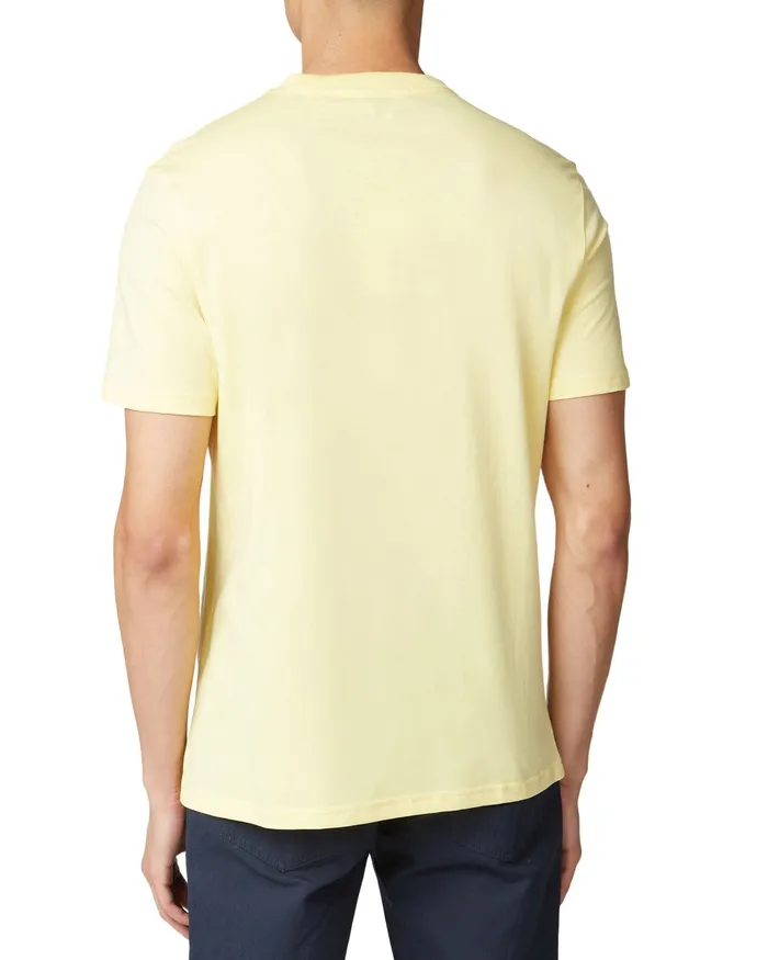 Ben Sherman TShirts Organic Cotton Signature Pocket Tee 8211 Lemon 8211 Men