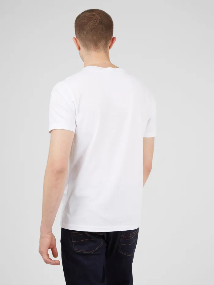 Ben Sherman TShirts RetroStripe Graphic Tee 8211 White 8211 Men