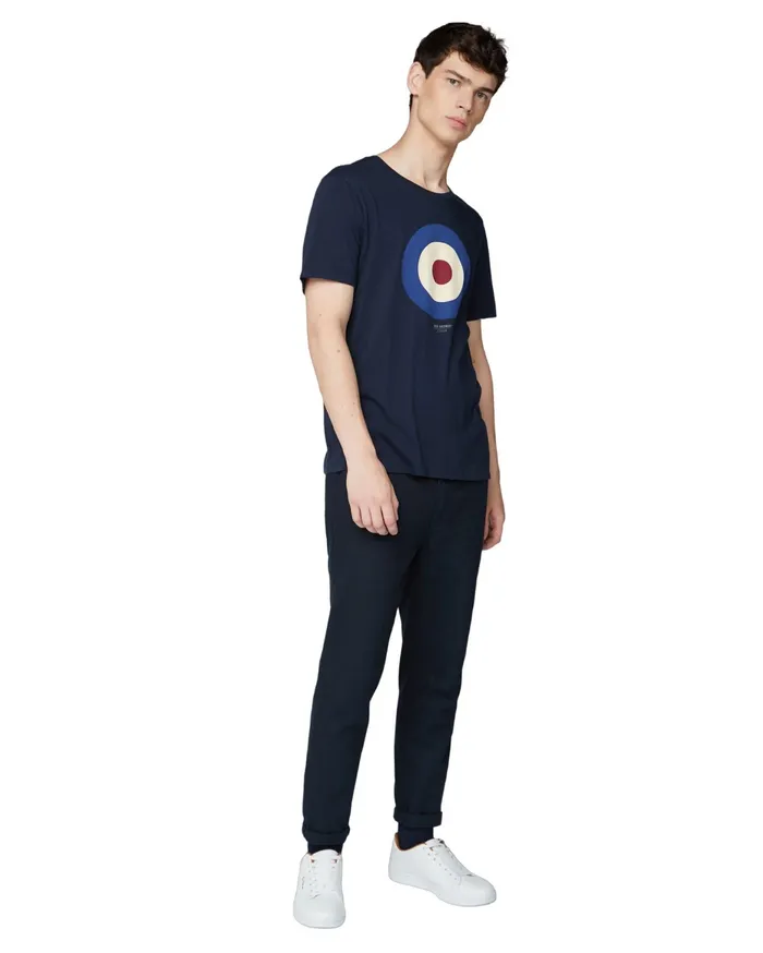 Ben Sherman TShirts Signature Target Tee 8211 Dark Navy 8211 Men