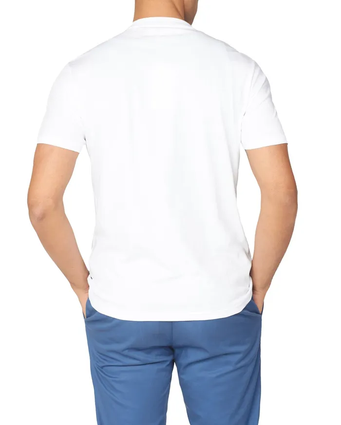 Ben Sherman TShirts Sport Stripe Graphic Tee 8211 White 8211 Men