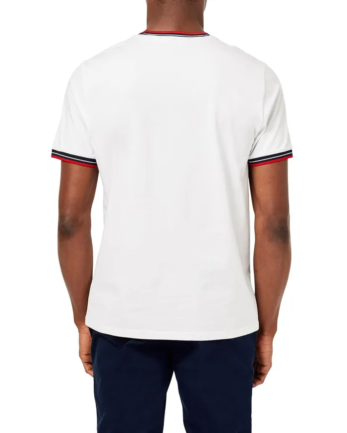 Ben Sherman TShirts Supima Cotton Pocket TShirt 8211 Bright White 8211 Men