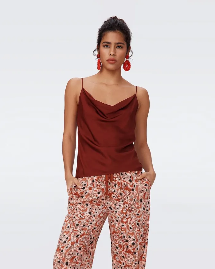 Berlin Top Chestnut Women DVF Tops