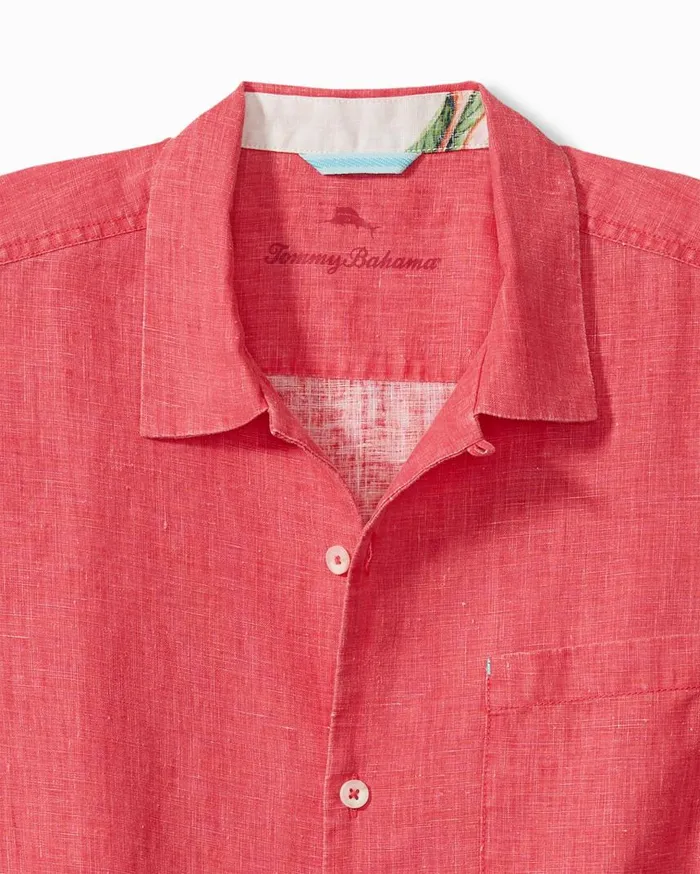 Big and Tall Big and Tall Coconut Point Red White And Cheers IslandZone Camp Shirt Chambray Blue Tommy Bahama Shirts Big and Tall Big and Tall Coconut Point Red White And Cheers IslandZone Camp Shirt Chambray Blue Tommy Bahama Shirts