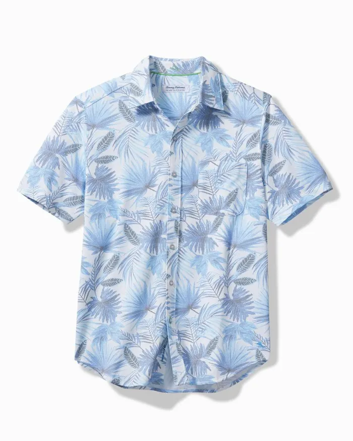 Big and Tall Big and Tall San Lucio Falling Fronds Knit Stretch Shirt Kingdom Blue Tommy Bahama Shirts Big and Tall Big and Tall San Lucio Falling Fronds Knit Stretch Shirt Kingdom Blue Tommy Bahama Shirts