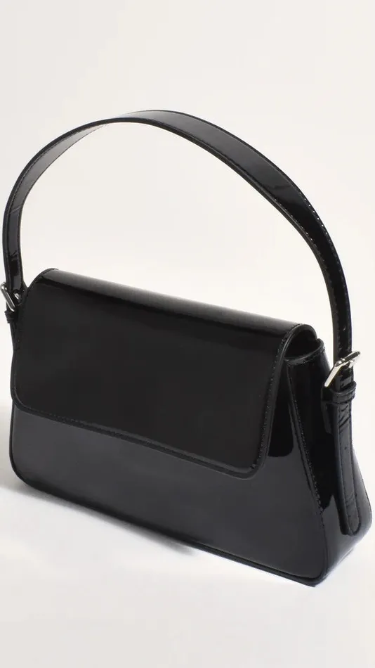 Billy J Bags Women Maisie High Shine Handbag 8211 Black