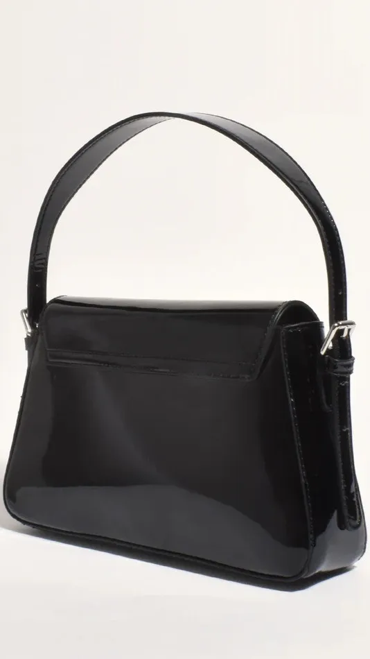 Billy J Bags Women Maisie High Shine Handbag 8211 Black