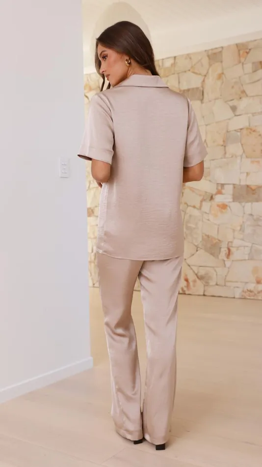 Billy J Bottoms Women Courtney Pants 8211 Mushroom