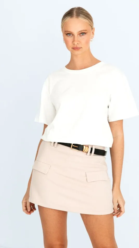 Billy J Bottoms Women Hayley Mini Skort 8211 Beige