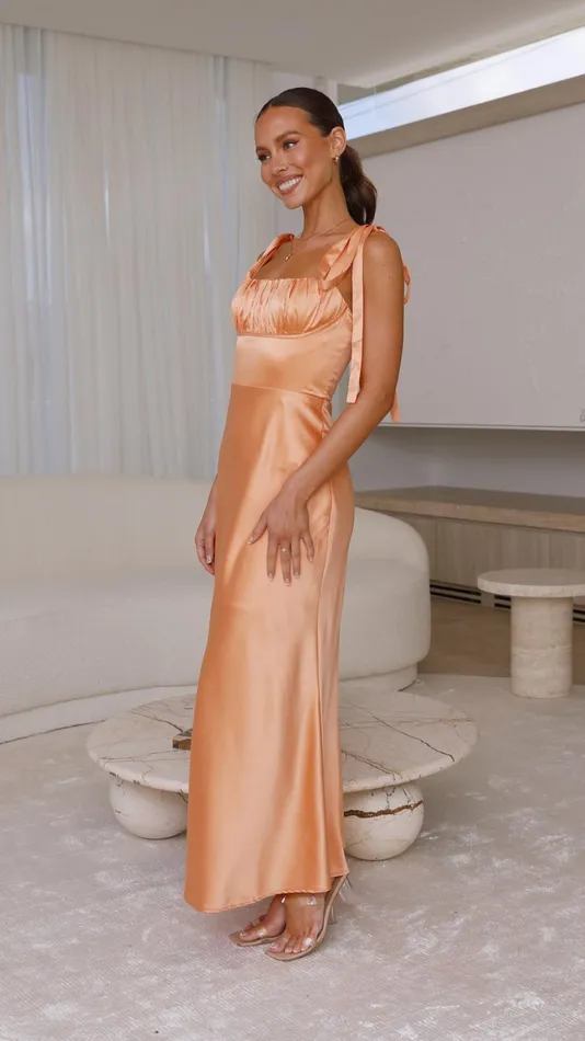 Billy J Dresses Women Alba Maxi Dress 8211 Melon