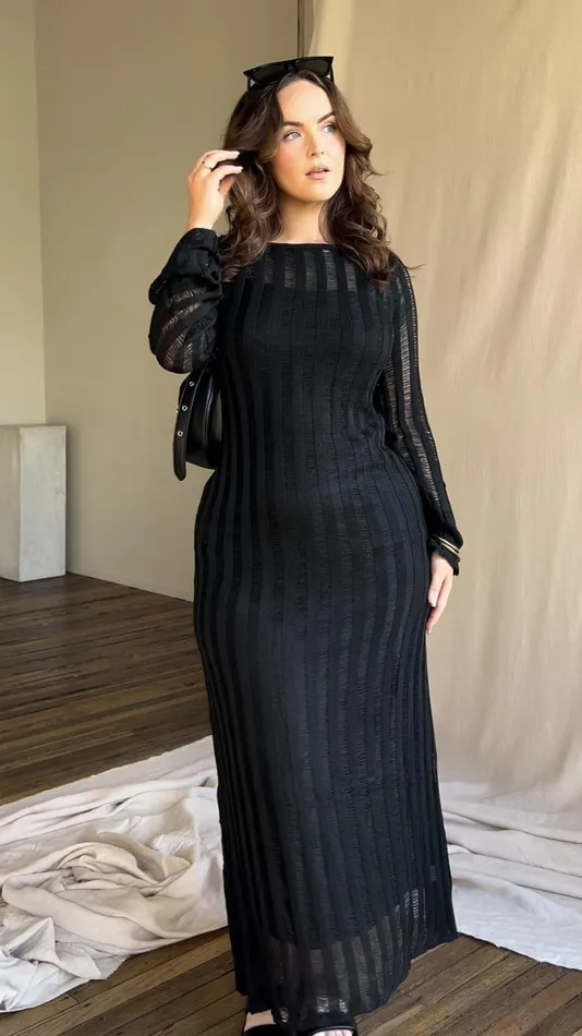 Billy J Dresses Women Allure Maxi Dress 8211 Black