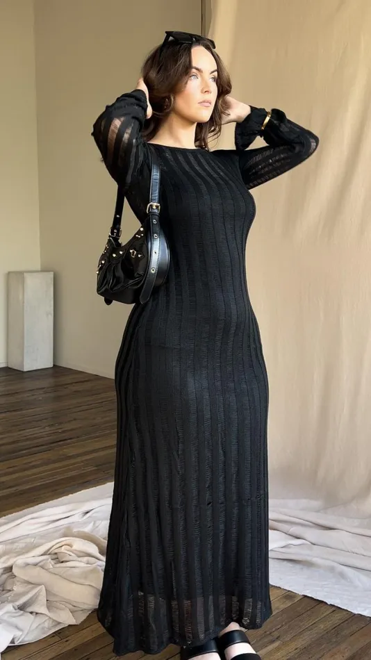 Billy J Dresses Women Allure Maxi Dress 8211 Black