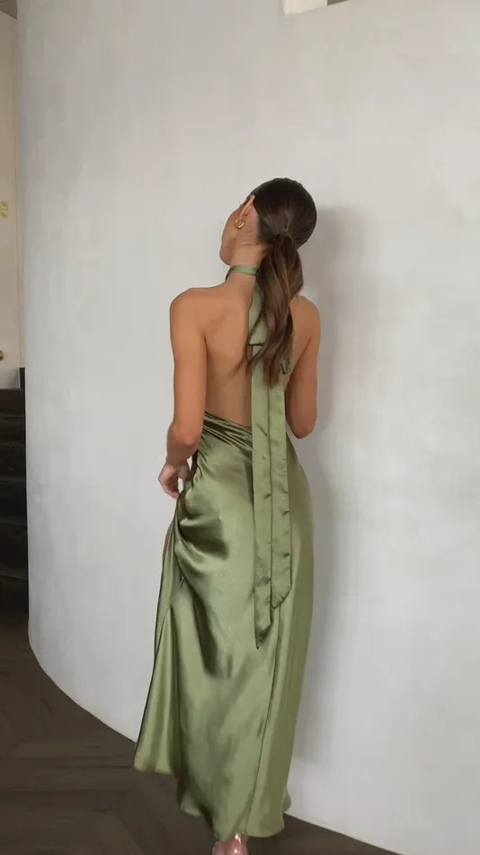Billy J Dresses Women Amalia Maxi Dress 8211 Olive