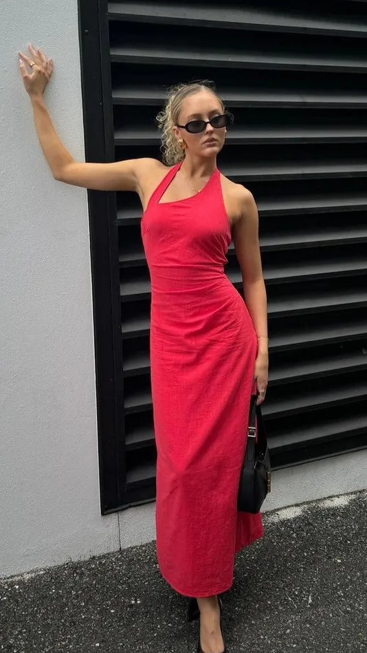 Billy J Dresses Women Casey Maxi Dress 8211 Red