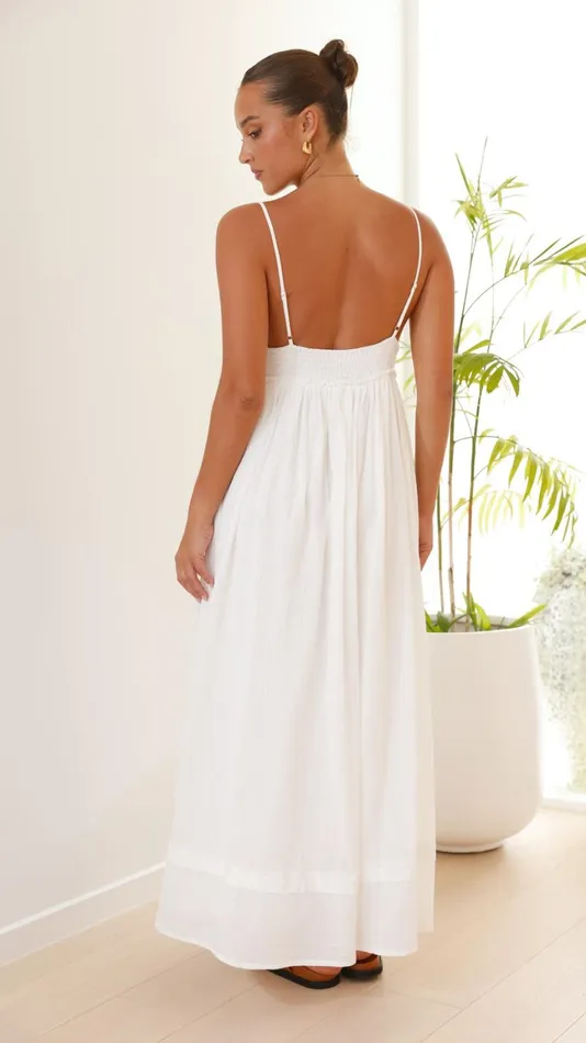Billy J Dresses Women Elouise Maxi Dress 8211 White