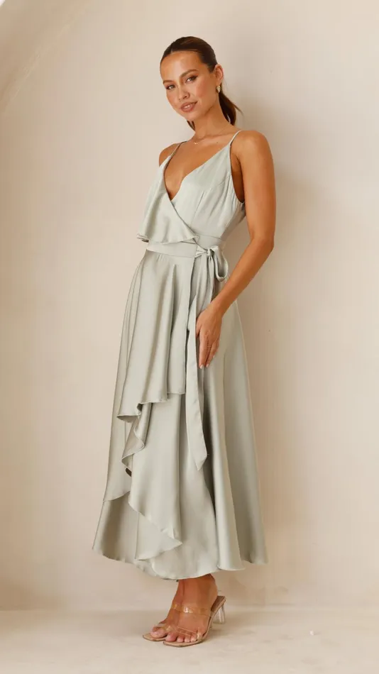 Billy J Dresses Women Gabriella Midi Dress 8211 Olive