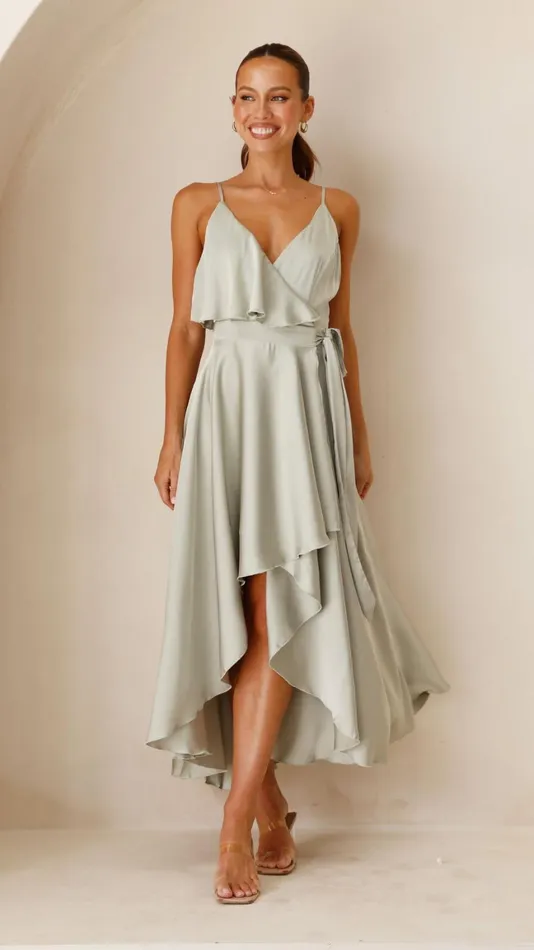 Billy J Dresses Women Gabriella Midi Dress 8211 Olive