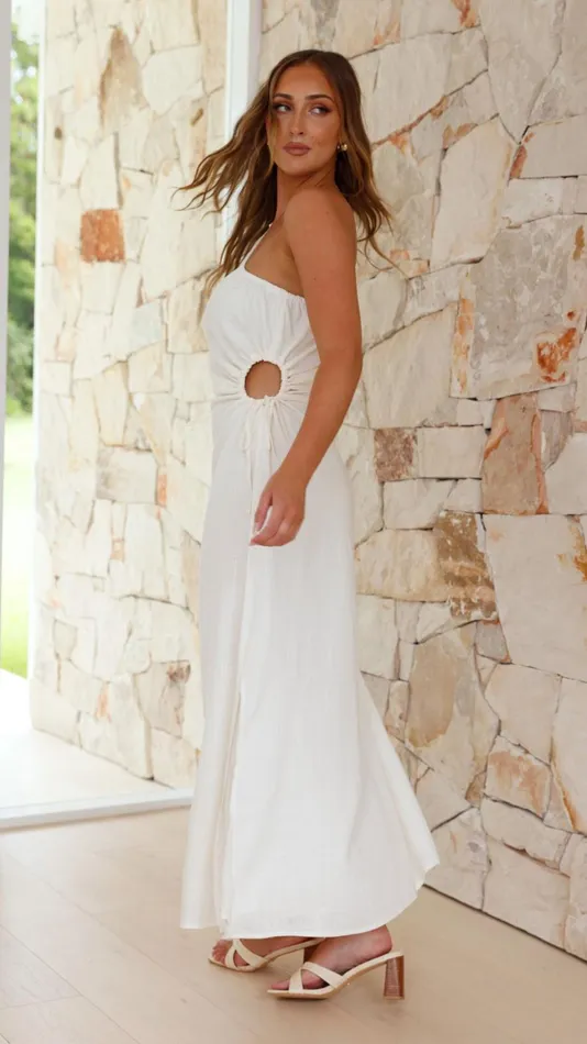 Billy J Dresses Women Galiena Midi Dress 8211 White