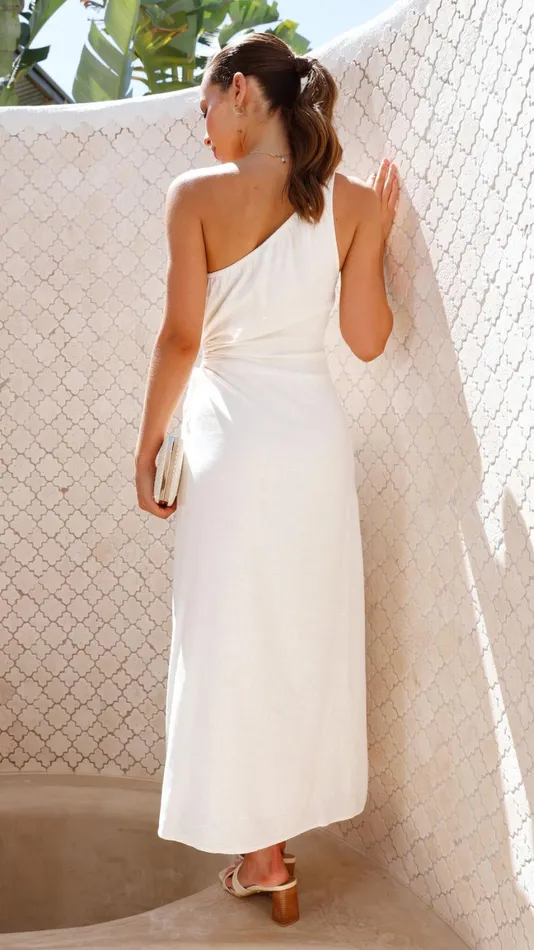 Billy J Dresses Women Galiena Midi Dress 8211 White