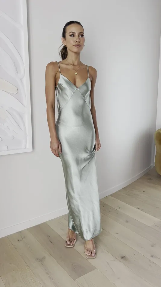 Billy J Dresses Women Gisella Maxi Dress 8211 Sage