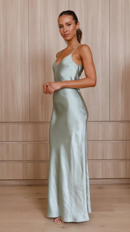 Billy J Dresses Women Gisella Maxi Dress 8211 Sage