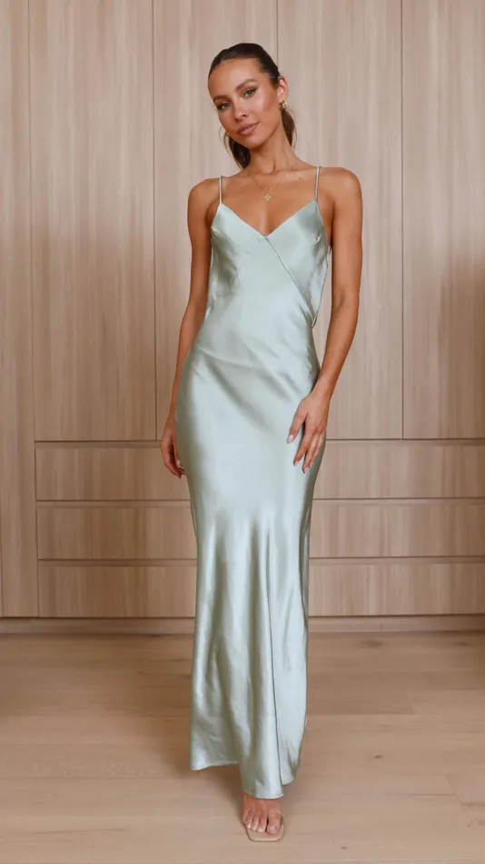 Billy J Dresses Women Gisella Maxi Dress 8211 Sage