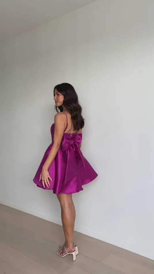 Billy J Dresses Women Ichiko Mini Dress 8211 Magenta