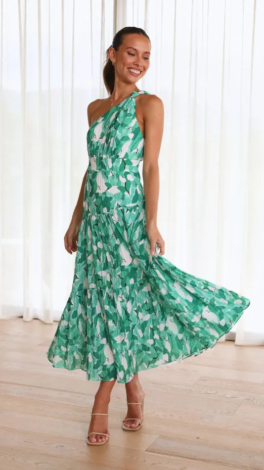 Billy J Dresses Women Jayma Maxi Dress 8211 Green Multi