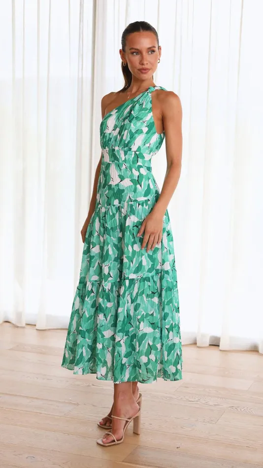 Billy J Dresses Women Jayma Maxi Dress 8211 Green Multi