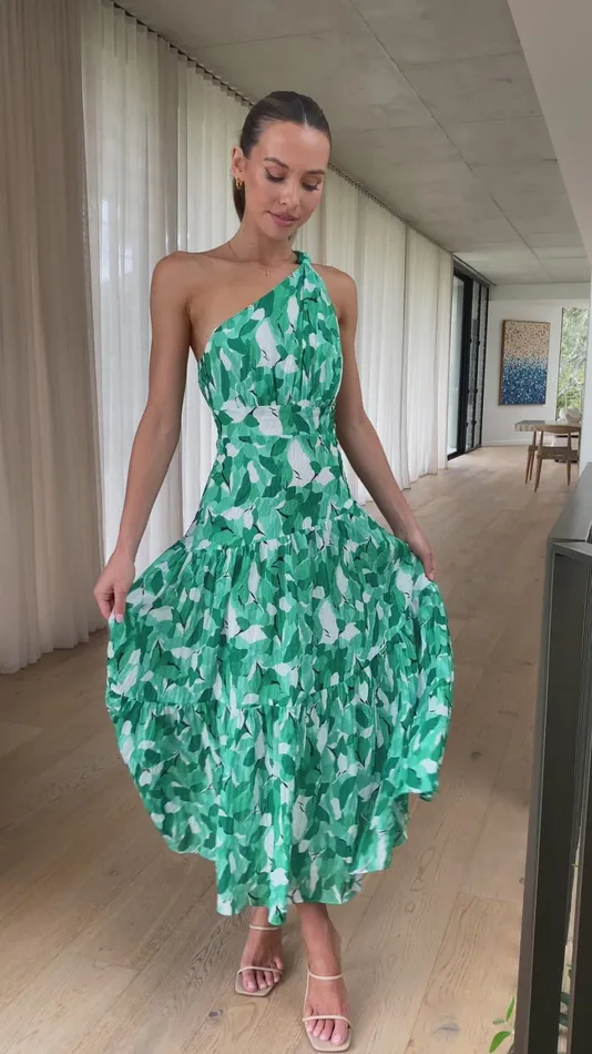 Billy J Dresses Women Jayma Maxi Dress 8211 Green Multi