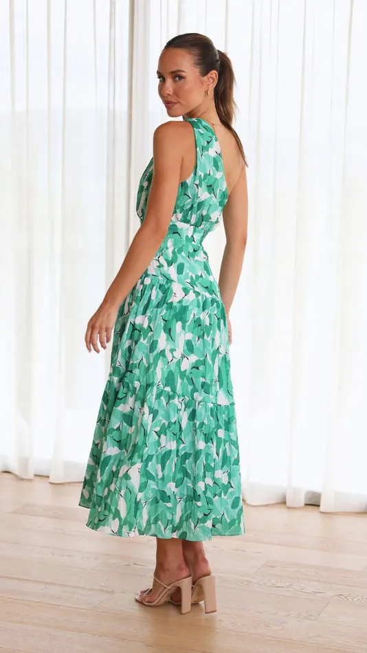 Billy J Dresses Women Jayma Maxi Dress 8211 Green Multi