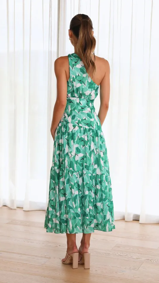Billy J Dresses Women Jayma Maxi Dress 8211 Green Multi