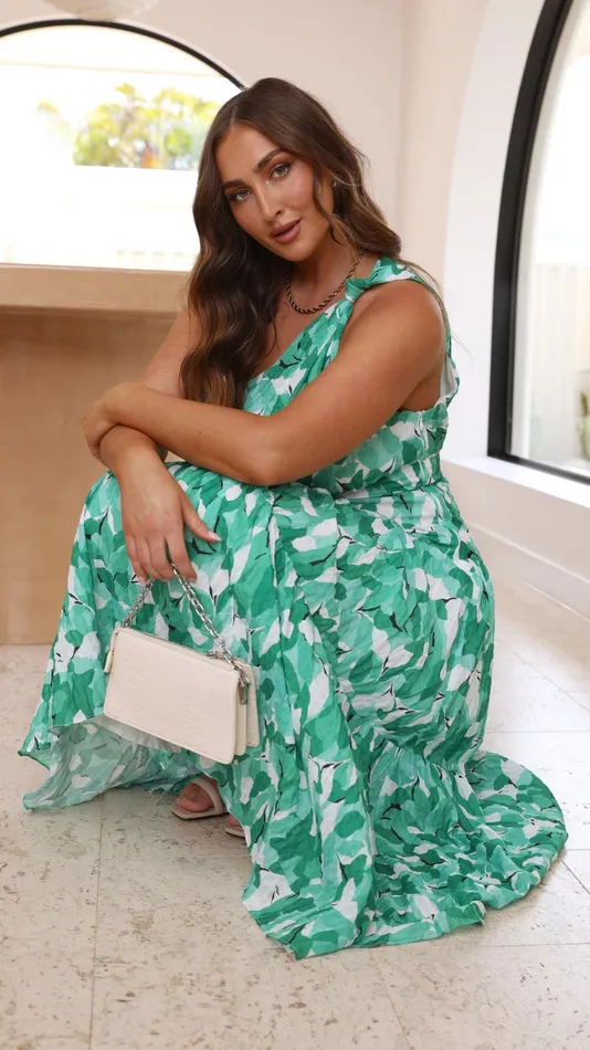 Billy J Dresses Women Jayma Maxi Dress 8211 Green Multi