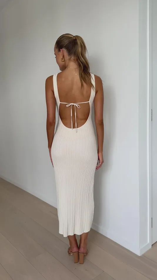 Billy J Dresses Women Madrid Maxi Dress 8211 Bone
