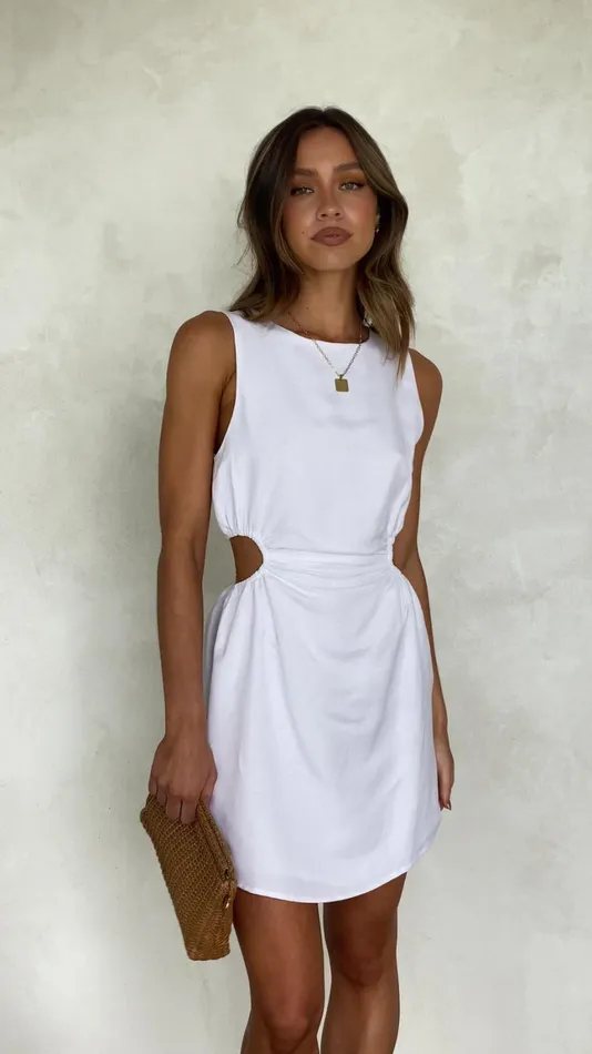 Billy J Dresses Women Mandi Mini Dress 8211 White