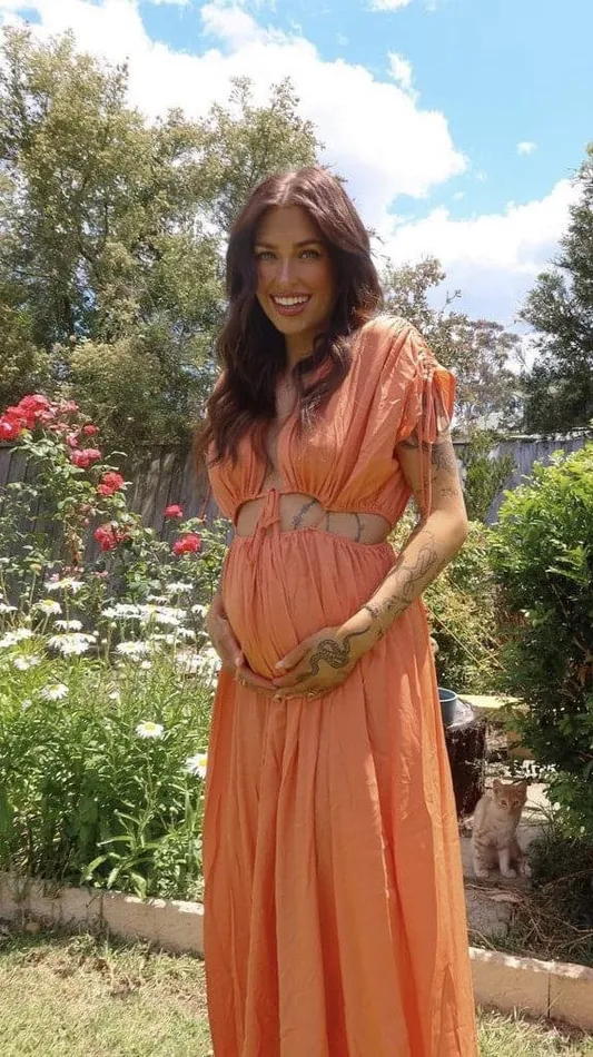Billy J Dresses Women Marilyn Maxi Dress 8211 Tangerine