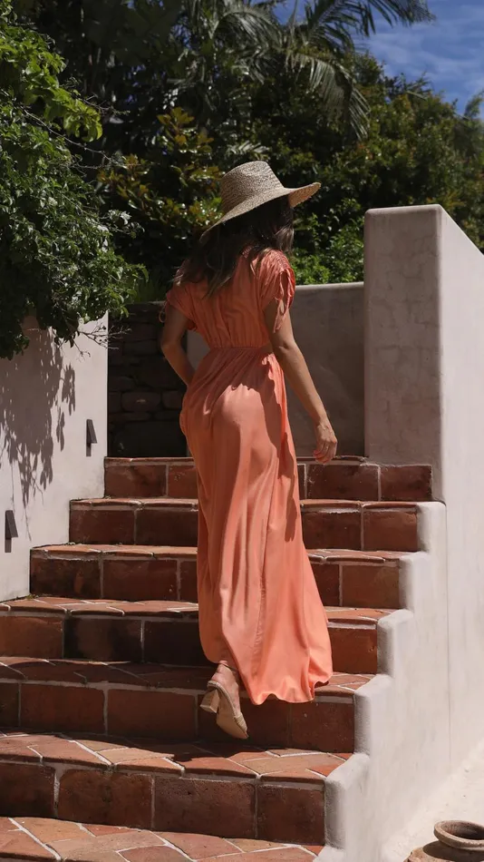 Billy J Dresses Women Marilyn Maxi Dress 8211 Tangerine