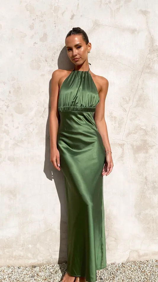 Billy J Dresses Women Soko Maxi Dress 8211 Olive