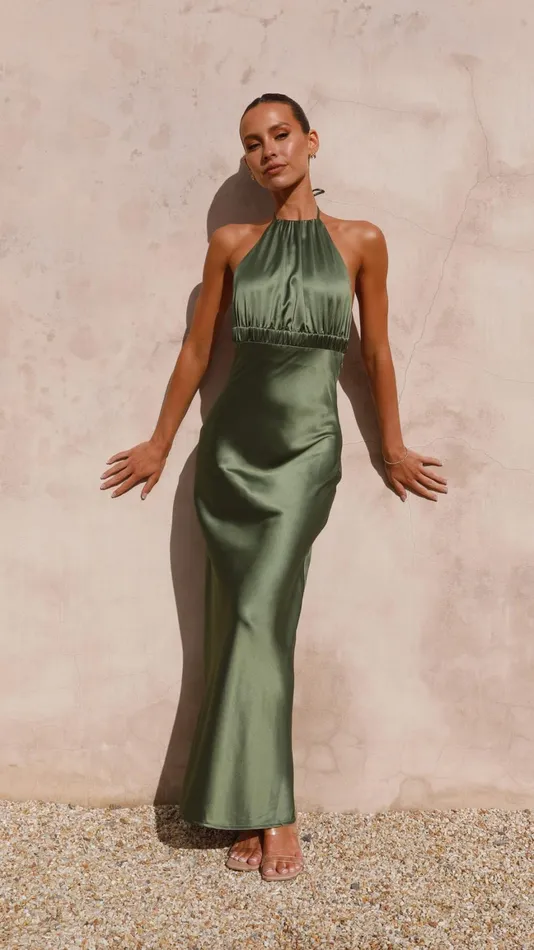 Billy J Dresses Women Soko Maxi Dress 8211 Olive