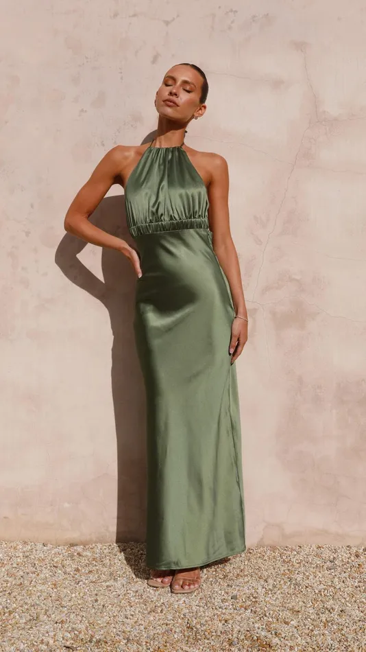Billy J Dresses Women Soko Maxi Dress 8211 Olive