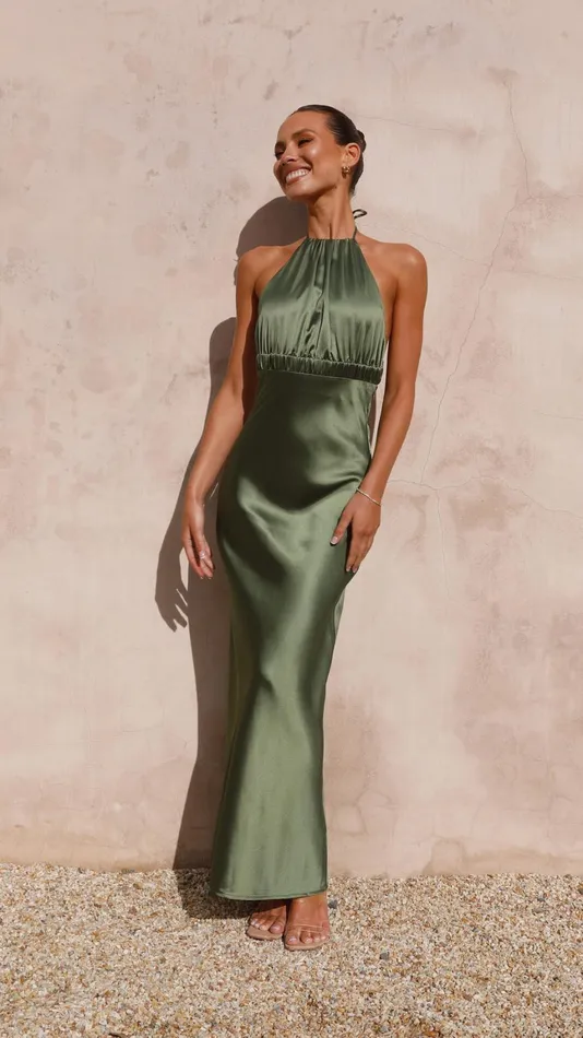 Billy J Dresses Women Soko Maxi Dress 8211 Olive