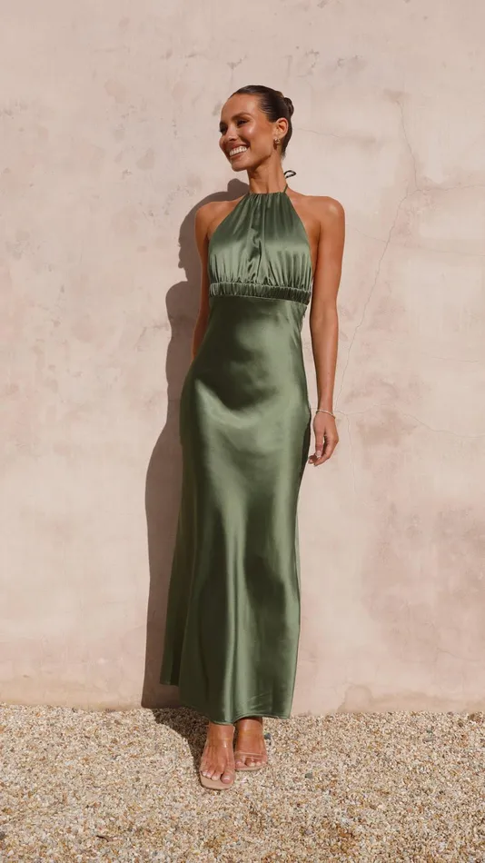 Billy J Dresses Women Soko Maxi Dress 8211 Olive