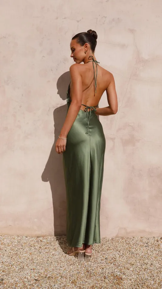 Billy J Dresses Women Soko Maxi Dress 8211 Olive