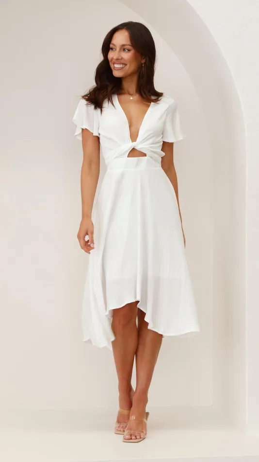 Billy J Dresses Women Sunny Daze Dress 8211 White