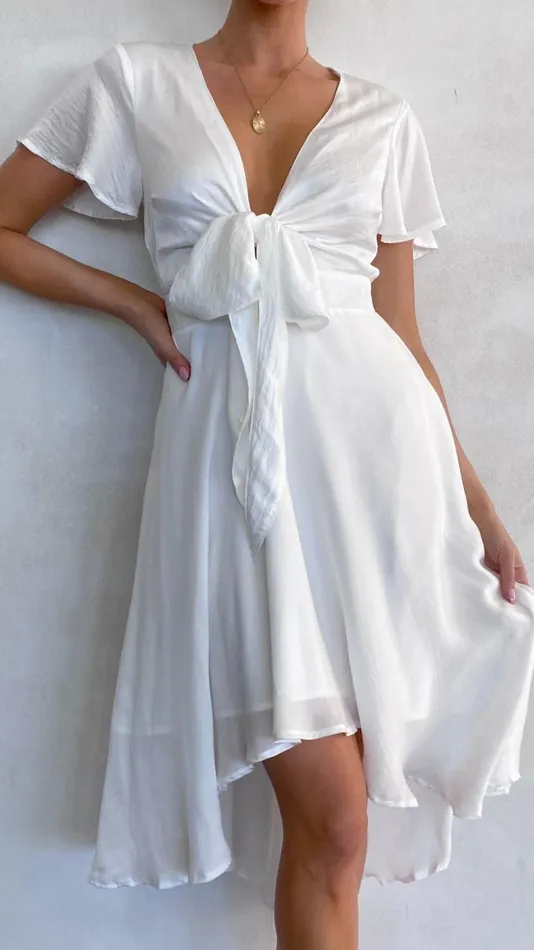 Billy J Dresses Women Sunny Daze Dress 8211 White