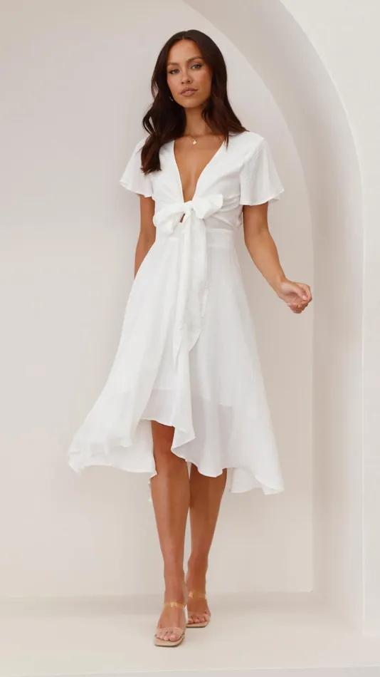 Billy J Dresses Women Sunny Daze Dress 8211 White